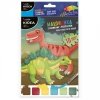 Malowanka z Farbkami i Pędzelkiem Dinozaury 10 Arkuszy [MFPDKA]